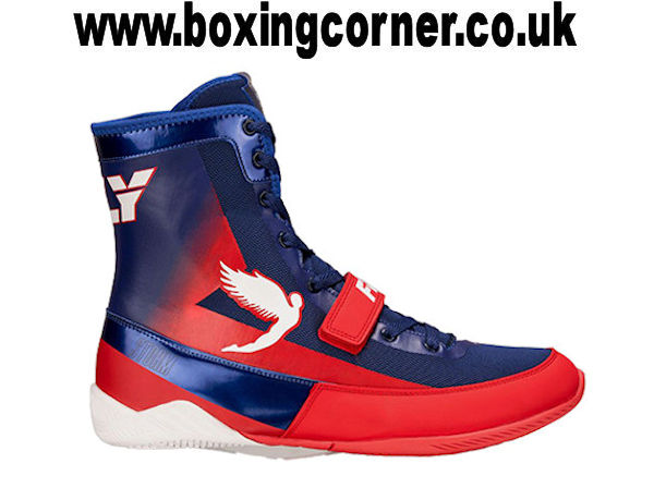 Fly Storm Boxing Boots Red White and Blue